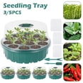 thumbnail image 2 of Plateaux de Démarrage pour Semis avec Couvercle Transparent 14 Cellules Plateau Propagateur de Graines Respirant et Réutilisable Kit de Germination pour Balcon Jardin Serre, 2 of 10