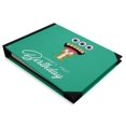 thumbnail image 2 of Darling Souvenir Green Monster & Gift Box Personalized Printed Birthday PartyGuestBookHardbound Cover Sign InBookRegistry Scrapbook-9 x 12 Inches, 2 of 5
