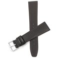thumbnail image 1 of Extra Long (XL), 20mm Stitching, Leather Slim Watch Strap Band, Silver Coloured Buckle, 1 of 7