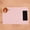 Pink, variant on Faux Leather Table Runner Placemats, Double Sided Heat Insulating Table Mats, Western Style Dining Protection Mat 43x30cm