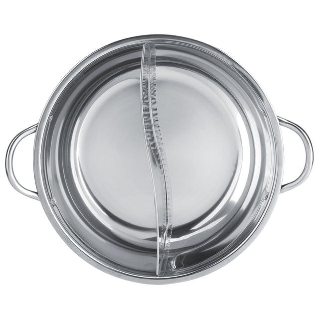 Hot Pot, Lightweight Thicken Two-flavor Hot Pot, Double Flavor Family For Kitchen Induction Cooker Hot Pot Restaurant