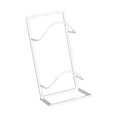 thumbnail image 2 of DYNWAVECA Présentoir de Basketball Support de Ballon 2 Couches Support Portable Multifonction Accessoires Support de Football Blanc, 2 of 9