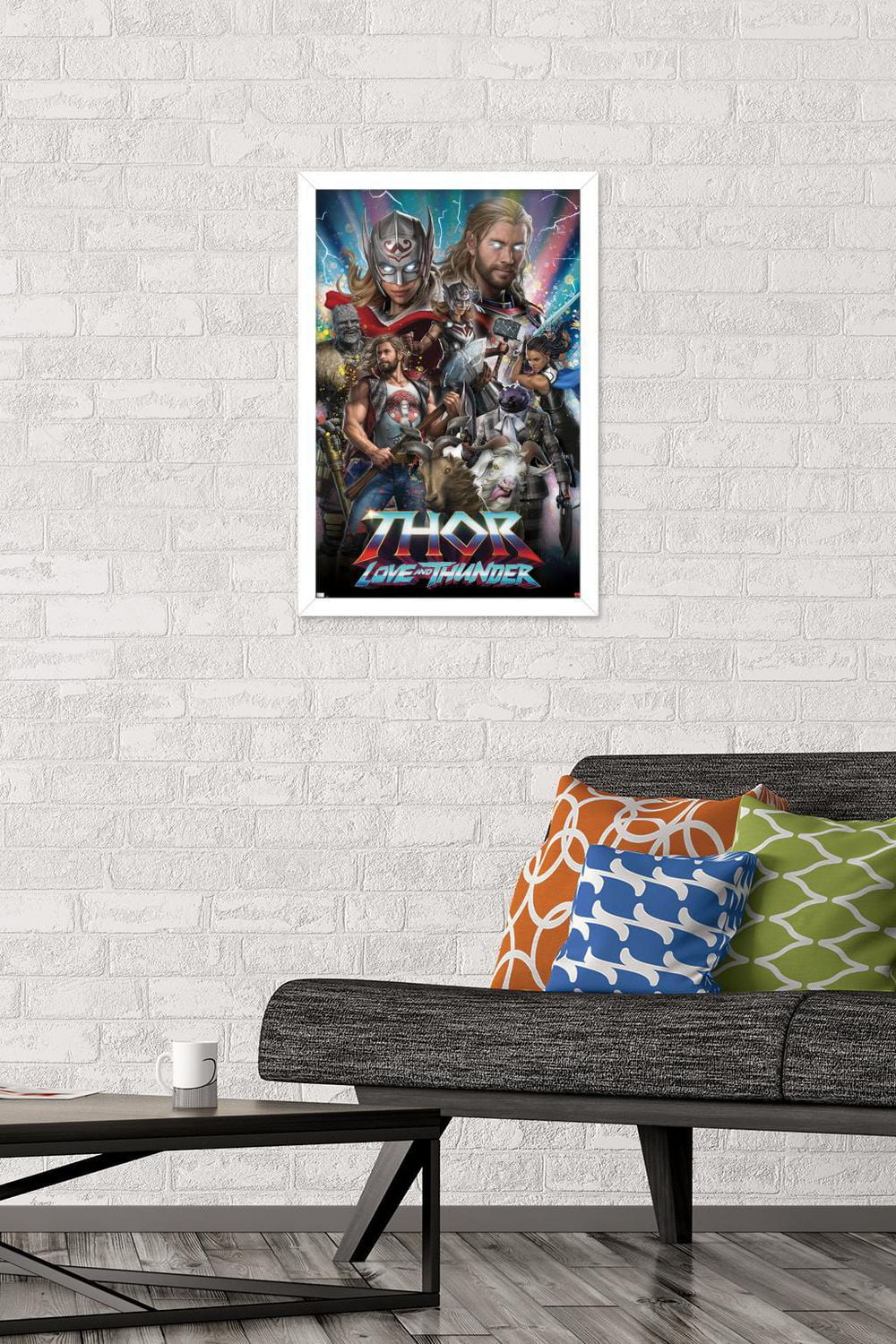 Marvel Thor: Love and Thunder - Amazing Wall Poster, 22.375" x 34" Framed