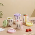 thumbnail image 4 of Huanglei Portable Leak Proof Fruit Cup With Fork Large Capacity Picnic Container Sealed Plastic Tumbler For Easy Storage, 4 of 7