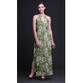thumbnail image 4 of Bimba Robe Longue Décontractée à Fentes Latérales pour Femmes Florale Imprimée Tenue de Soirée-Petite, 4 of 6