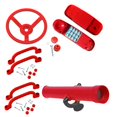 thumbnail image 1 of Bunblic Kids Children Play Toy Steering Wheel Swings Set Accessory Playground Wheel Outdoor Swing Set for Interactive Learning Ages 3, 1 of 8