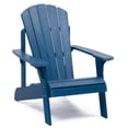 thumbnail image 3 of Tanfly Polycarbonate Adirondack Chair for Indoor/Outdoor Use – Navy Blue, 3 of 4