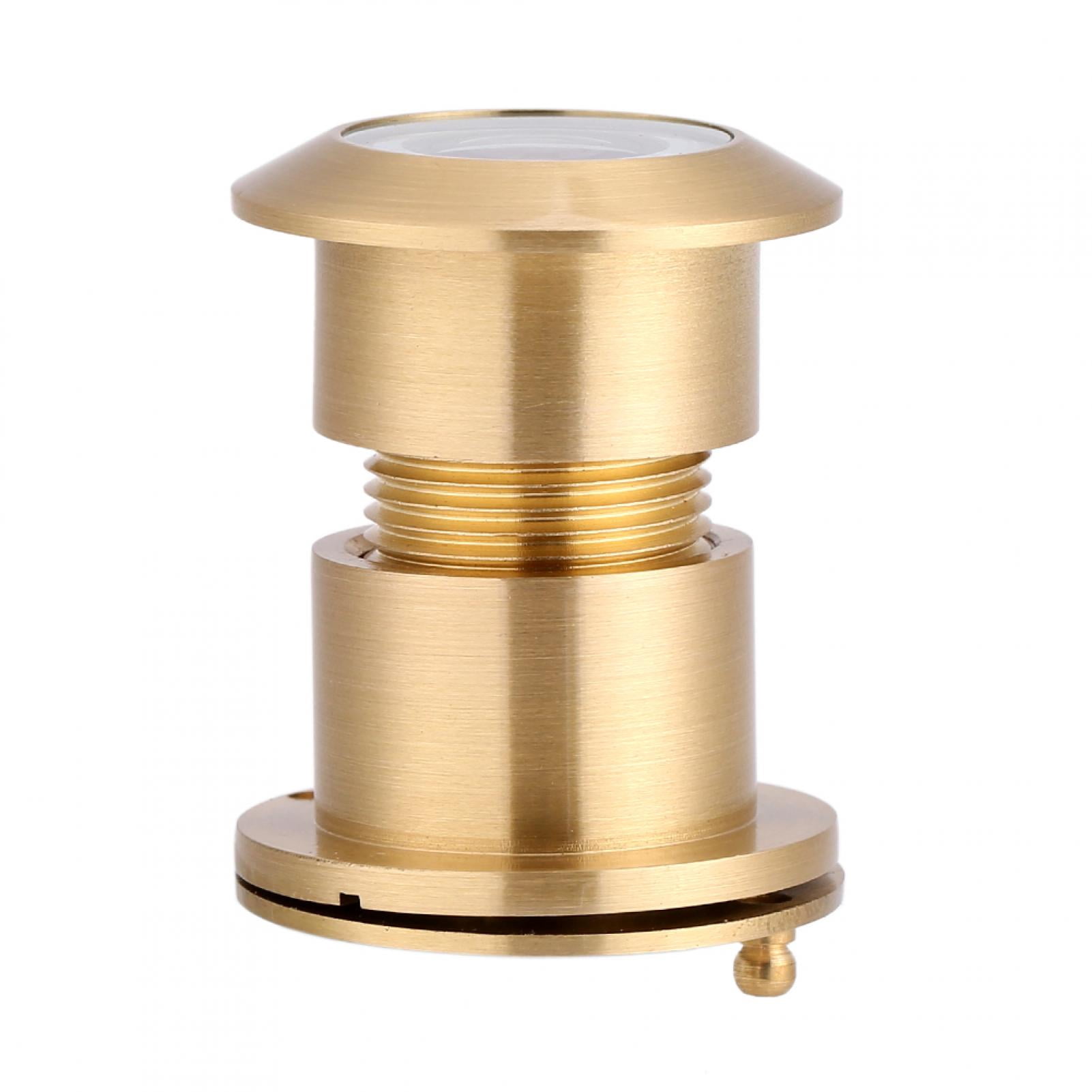 Blantye Visionneuse de porte à angle de Vision Grand de 28 mm avec couvercle de confidentialité robuste (Or)