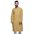 thumbnail image 1 of Atasi Indian Long Kurta For Mens Summer Wear Cotton Poplin Wedding Kurta Shirt, 1 of 7