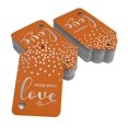 thumbnail image 2 of Inkdotpot Silver Foil Paper Hang Tags Made With Love Text Favor Tags 50 Pieces, 2 of 6