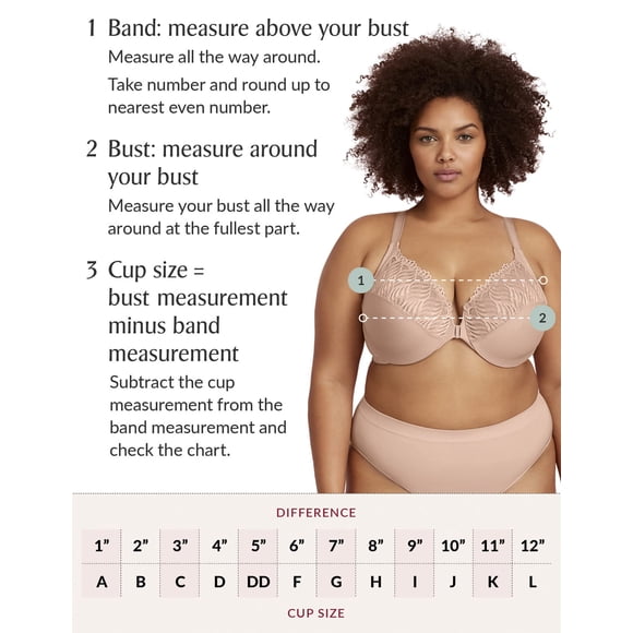 Women's Glamorise 1001 Magic Lift Cotton Full Figure Wireless Support Bra (White 56DD)