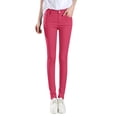 thumbnail image 1 of Kcodviy Women High Rise Jean Printed Pants for Women Casual Classic Solid Color Ankle Women Petite Pants Casual Jeans Casual Regular Tight Women Business Casual Pants Petite Fitting Jeans, 1 of 8