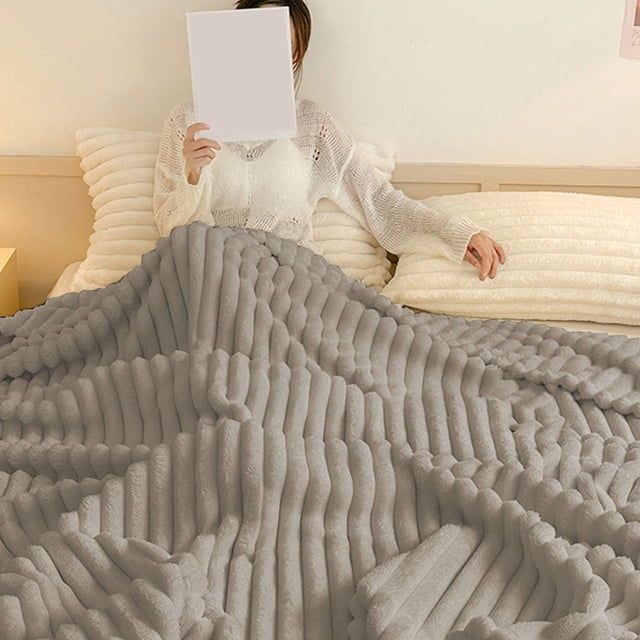 Dvkptbk cooling blanket Soft and Thick Double Layer Raschel Blanket A Must Have Warming Artifact In Winter Suitable for Beds Sofas and Other Scenes Providing The Ultimatecomfort