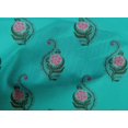 thumbnail image 4 of oneOone Cotton Poplin Fabric Leaves & Floral Block Print Fabric BTY 56 Inch Wide, 4 of 4