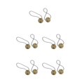 thumbnail image 2 of yingyy 1/2/3/5 2 Pieces Curtain Tieback Round Polyester Replacement Simple Style Household Kitchen Sunshade Drape Fixing Fastener Bronze 5PCS, 2 of 6
