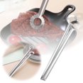 thumbnail image 2 of Binwennn Pinces Alimentaires Épaissies Pinces à Steak en Acier Inoxydable Pinces à Pain Pinces à Crêpes Saisies à la Main Pinces à Gâteau Pinces de Barbecue Pinces Alimentaires Pinces à Légumes Cuillère de Mélange en Silicone de Cuisine en Caoutchouc Silicone 8 Pouces, 2 of 7