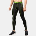 thumbnail image 4 of Mens Four Seasons Simple Exercise Tight Fitness Running Stretch Basketball Base Training Compression Pants Fitness Pants Pants, 4 of 5