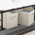 thumbnail image 5 of Hearth & Gear Foldable Storage Cubes Storage Boxes With Handles Closet Organizer Storage Shelf Cube Storage Organizer Non Woven Cloth Fabric Drawers Pasta Containers Rice 25 Pounds Potato Chip Storage, 5 of 5