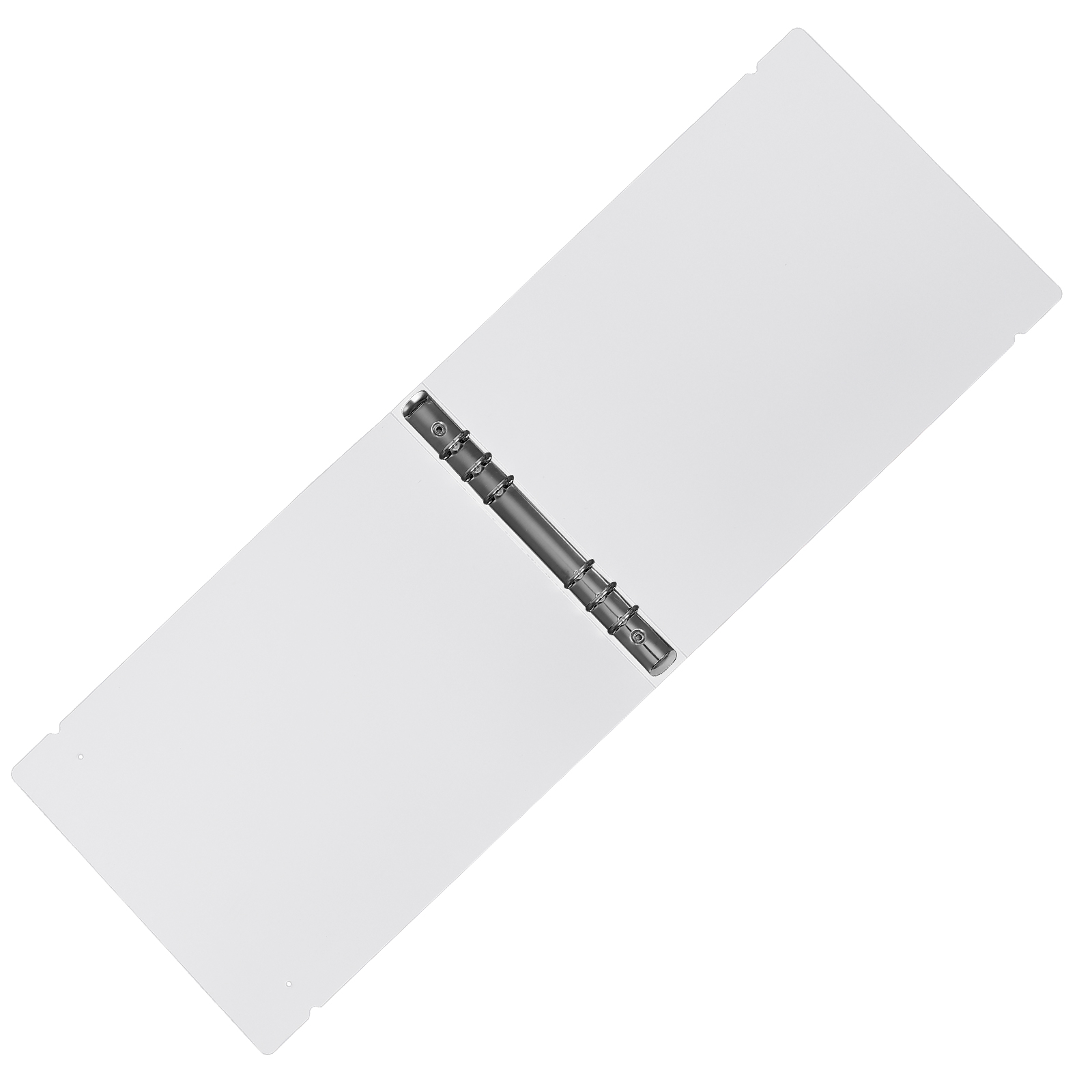 FESTFENDS Office Binder Supplies Clear Loose Binder Plastic Document Organization 1Pack