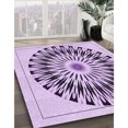 thumbnail image 3 of Ahgly Tapis Rectangulaire Lavable en Machine Intérieur Transitionnel Orchidée Violet, 8 Pieds x 12 Pieds, 3 of 7
