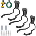 thumbnail image 1 of NUAHRHY 6pcs Garage Power Tool Hook Set Wall Mounted Power Tool Hanger Heavy Duty Garden Tool Organizer Rack String Trimmer Storage Hanger Support 55lbs Max Utility Hooks for Power Tool, 1 of 5