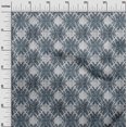 thumbnail image 3 of oneOone Rayon Teal Blue Fabric Geometric Sewing Material Print Fabric By The Yard 56 Inch Wide, 3 of 4