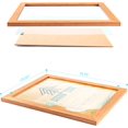 thumbnail image 4 of Rustic Wooden Picture Frame 11x14 Inch - Natural Solid Eco Distressed Wood for Wall Mounting Photo Frame - Walnut, 4 of 7