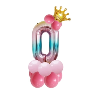 tumgatte Ballons DIY Décoration de Fête Anniversaire Ballons en Aluminium 32 Pouces Économies d'Été Numériques
