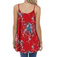 thumbnail image 3 of Innerwin Camisole Couleur Unie Femmes Débardeurs Fête Sans Manches Ample Cami Rouge m, 3 of 4