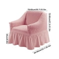 thumbnail image 3 of Stretch Wing Chair Slipcovers,Pleated Ruffled Skirt Armchair Slipcover,Stretch Slipcovers for Sofa,Seersucker Armchair Covers with Skirt Ruffle,Living Room Sofa Slipcover Furniture Protector, 3 of 9