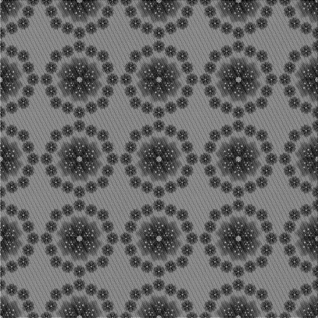 Ahgly Company Tapis d'Intérieur Carré à Motifs Gris Canon de Fusil, 6 Pieds Carré