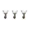 thumbnail image 3 of Wweixi Multifunctional 3D Mirror Deer Wall Sticker For Various Uses Personalized Home black XL 3Set, 3 of 6