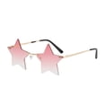 thumbnail image 1 of Lunettes de Soleil Sans Monture en Forme d'Étoile pour Activités Extérieures et Mode Urbaine à la Mode, 1 of 3