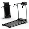 thumbnail image 1 of Costway 2 HP Folding Treadmill Motorized Running Machine 12 Preset Program & LCD Display Black, 1 of 9