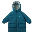 thumbnail image 2 of YUNAFFT Kids Unisex Jacket Reversible Waterproof Windproof Insulated Overcoat with Hood for Winter, 2 of 9