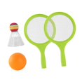 thumbnail image 3 of Kids Badminton Tennis Set Badminton Racket with Ball and Badminton Shuttlecock, Green, 3 of 9