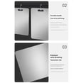 thumbnail image 3 of Meitianfacai Titanium Cutting Board - Stainless Steel Cutting Board For Kitchen 304 Chopping Board Food-Grade For Meat Fruit Vegetables Dishwasher Safe Can Be Hung, 3 of 9