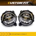 thumbnail image 2 of AMERICAN MODIFIED Phares Halo à LED pour 18-22 Wrangler JL/Gladiator JT, 2 of 8