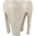 thumbnail image 3 of Meridian Furniture Moxie Travertine Concrete Indoor / Outdoor End Table, 3 of 7