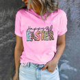 thumbnail image 1 of EGNMCR Chandail de Pâques à Manches Courtes pour Femmes, Imprimé de Pâques, T-shirt à Col Rond pour Femmes, Mode et Confortable, Haut pour Femmes, Haut/chemise à Manches Courtes à Col Rond, T-Shirts pour Femmes, 1 of 7
