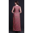 thumbnail image 4 of Bimba Robe Longue Décontractée d'Été Sans Manches à Fente avant Imprimée pour Femmes - Medium, 4 of 5