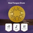 thumbnail image 4 of Instrument de Percussion, C Inch Majors Amis avec 4 Notes Notes de Percussion C Inch 8 Tambour avec Handpan Tambour Méditation Majors Tambour Majors Tambour Méditation Percussion Tambour Majors avec Tambour Baume 4 Pouces, 4 of 7
