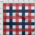 thumbnail image 2 of oneOone Polyester Lycra Blue Fabric Gingham Check Fabric For Sewing Printed Craft Fabric By The Yard 56 Inches Wide, 2 of 4