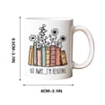 thumbnail image 2 of Vaidha Gift For Book Lover, Floral Book Mug, Reading Mug, Flower Book Mug, Book Lover Mug, Librarian Mug,Teacher Gift, 2 of 4
