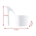 thumbnail image 4 of Flowerpot High Heel Shaped Creative Craft Making Tool Patio  white, 4 of 8
