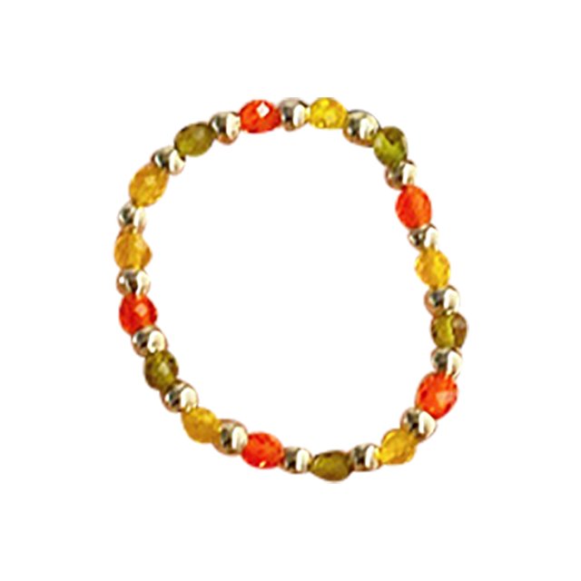 Coofit Bague de Doigt Simple Ajustable Rétro en Zircon Perlé Bague de Phalange pour Femmes