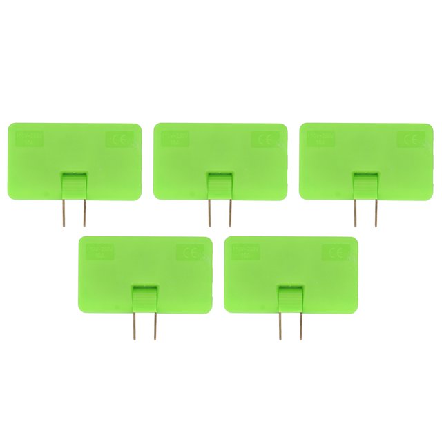 Adaptateurs de Voyage, Adaptateur de Prise en Laiton 5 Pcs Rotation 180° pour PC Rouge Rose, Noir, Bleu, Vert, Blanc, Jaune