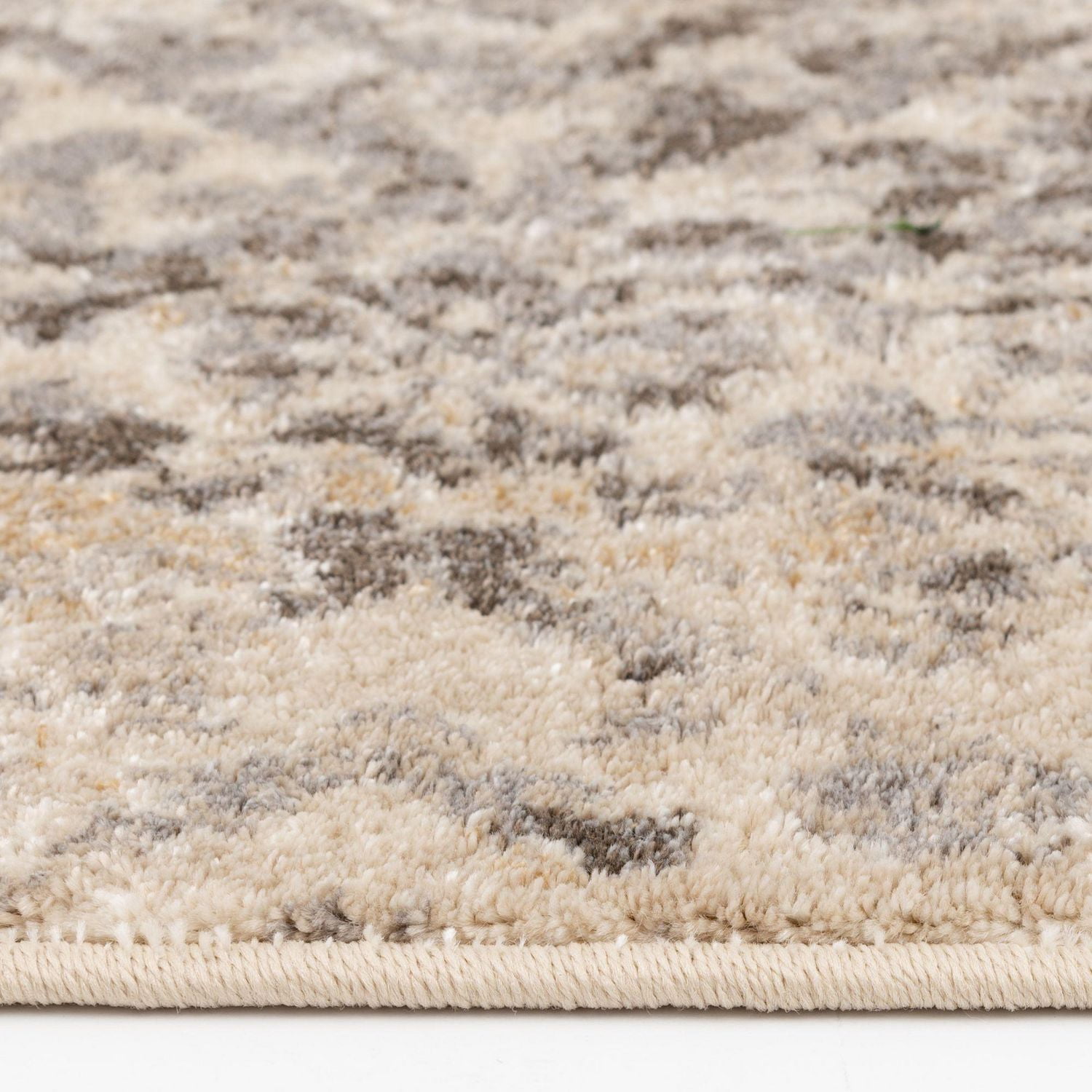 Tapis tissé blanc et gris tempête Pescara Alabaster
