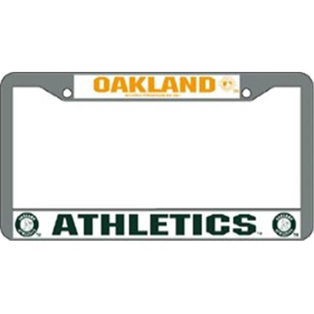 Oakland Cadre de Plaque d'Immatriculation Athlétique Chrome
