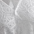 thumbnail image 3 of Esquirla Robe de Plage pour Femmes, Bikini, Cache-Cœur, Dentelle Blanche, Fleurs et Franges - Blanc, G L, 3 of 8
